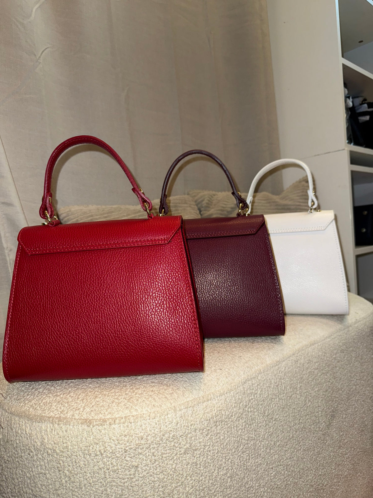 Hochwertige Rindsleder Damen Schultertasche – Elegante Handtasche mit Zertifikat