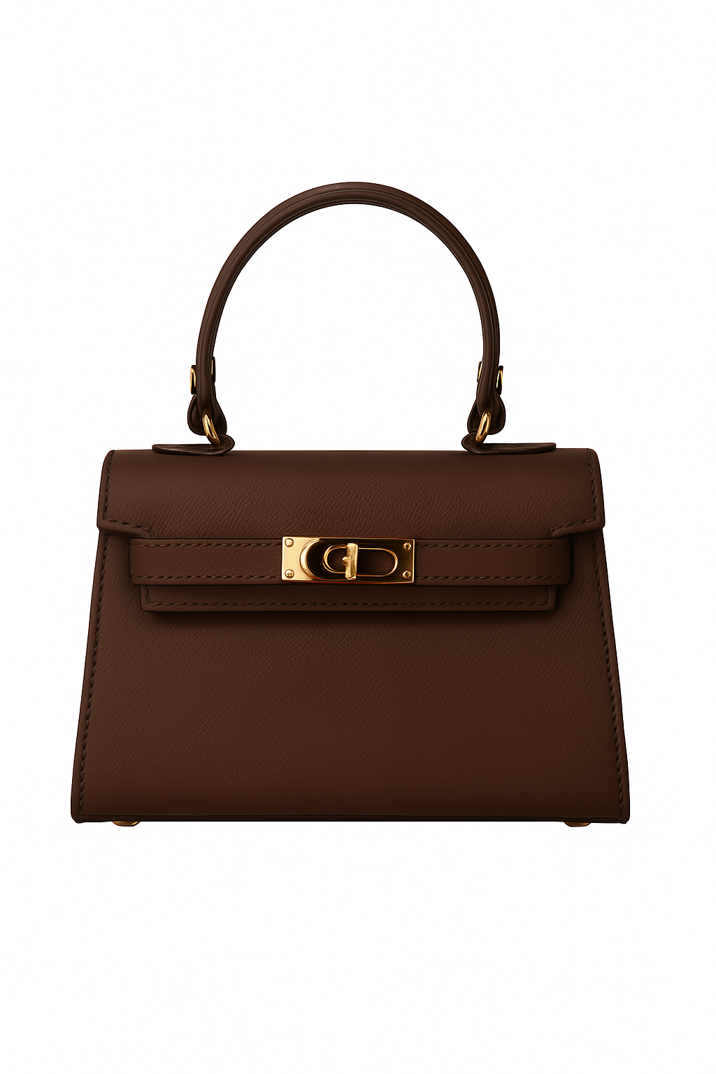 Luxuriöse Musa Mini-Handtasche 19cm aus genarbtem Echtleder – Italienische Handwerkskunst