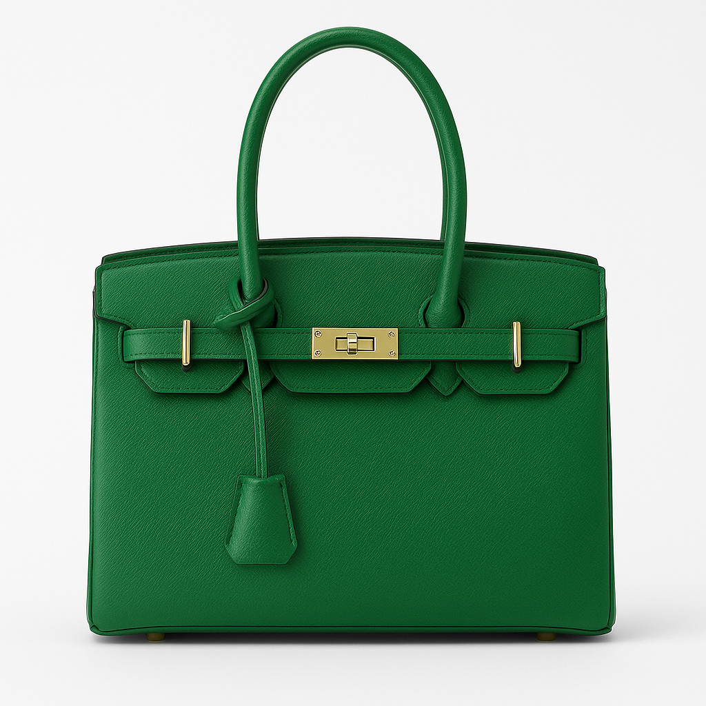 Musa Mini-Handtasche aus italienischem Vollnarbenleder mit elegantem Gold-Finish