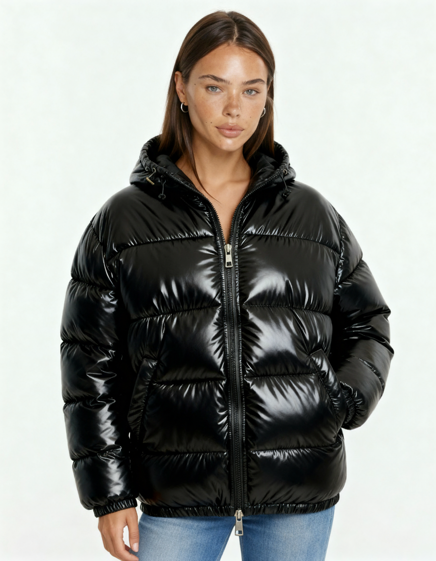 Viral Bella Léa Pufferjacke - Unisex schwarz