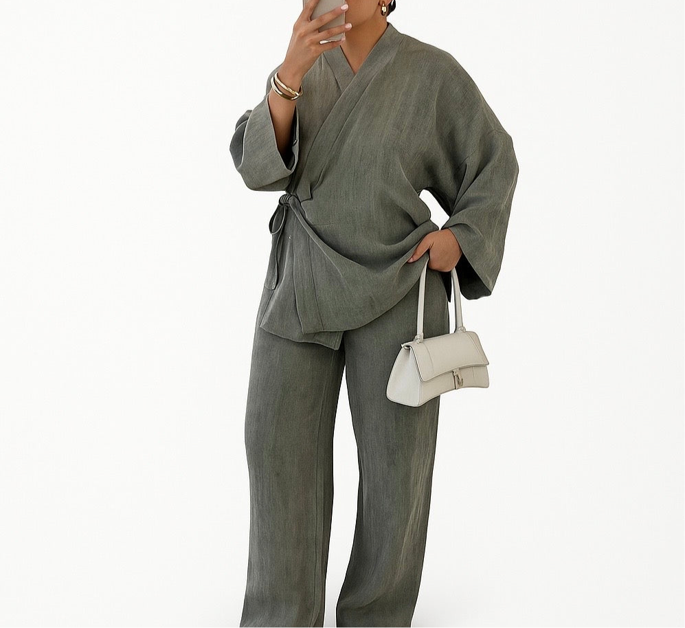 Eleganter Damen Kimono: Luxuriöser, Bequemer, Vielseitiger Überwurf in Einheitsgröße