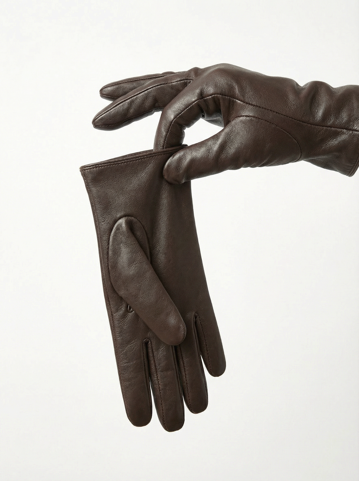 Aléor Lissy Handschuhe Braun – Elegante Lederhandschuhe für Damen im Winter