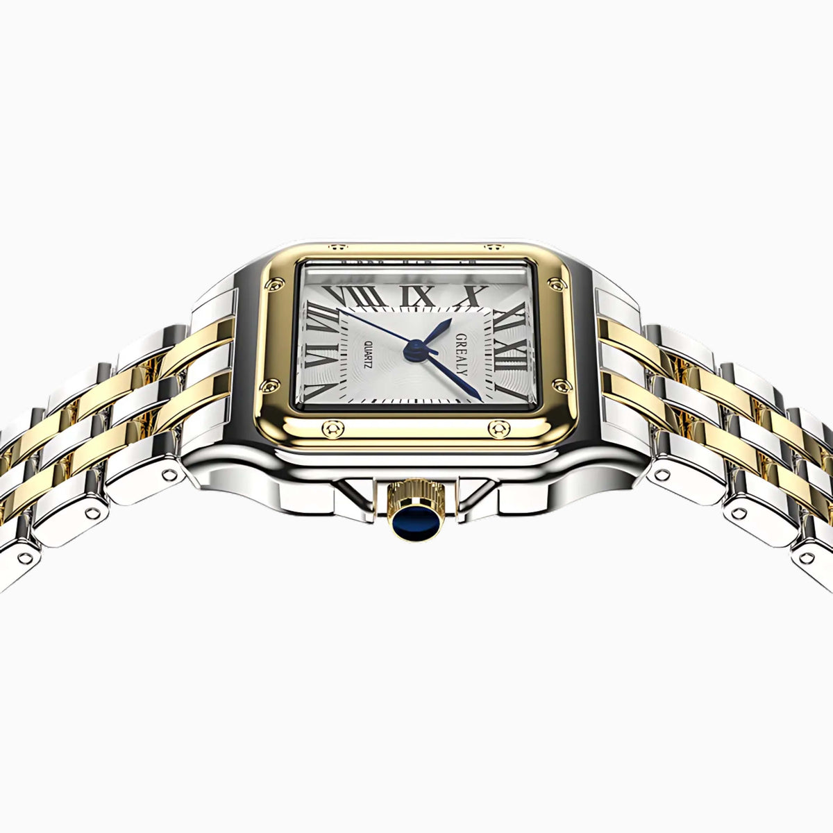 VILMARIE Lumière Elegante Edelstahl Armbanduhr für Damen im Pariser Chic
