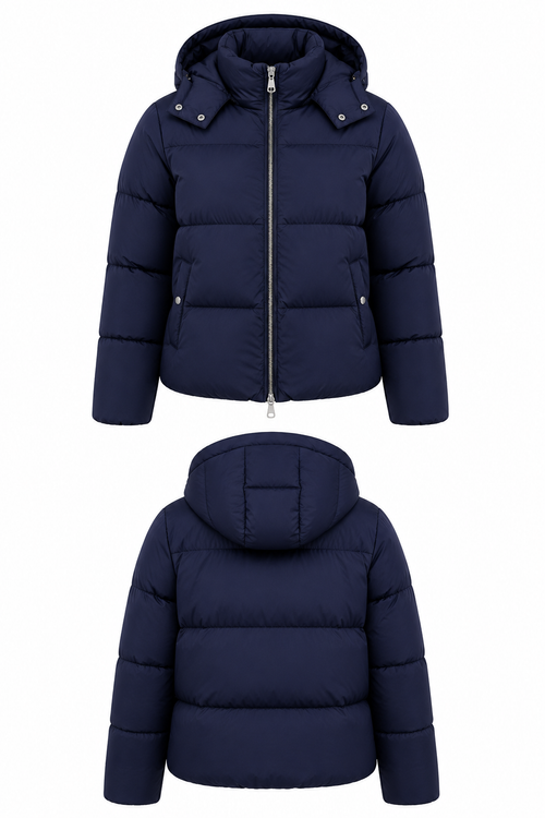 Premium Pufferjacke - navy