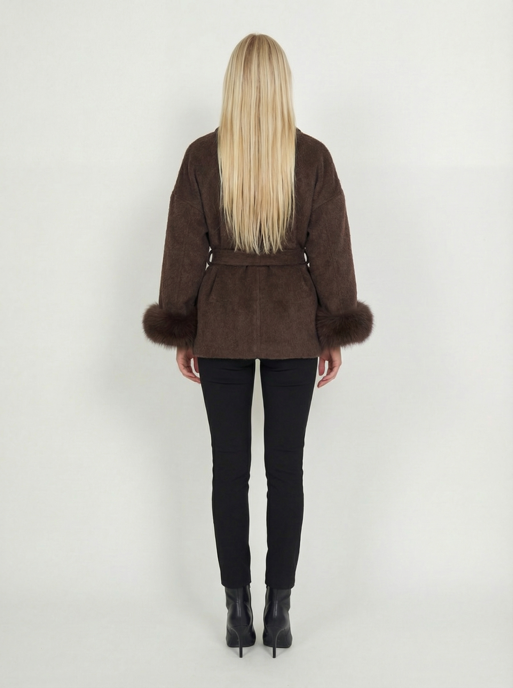 wool coat - braun