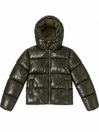 Premium Pufferjacke - olivegrün