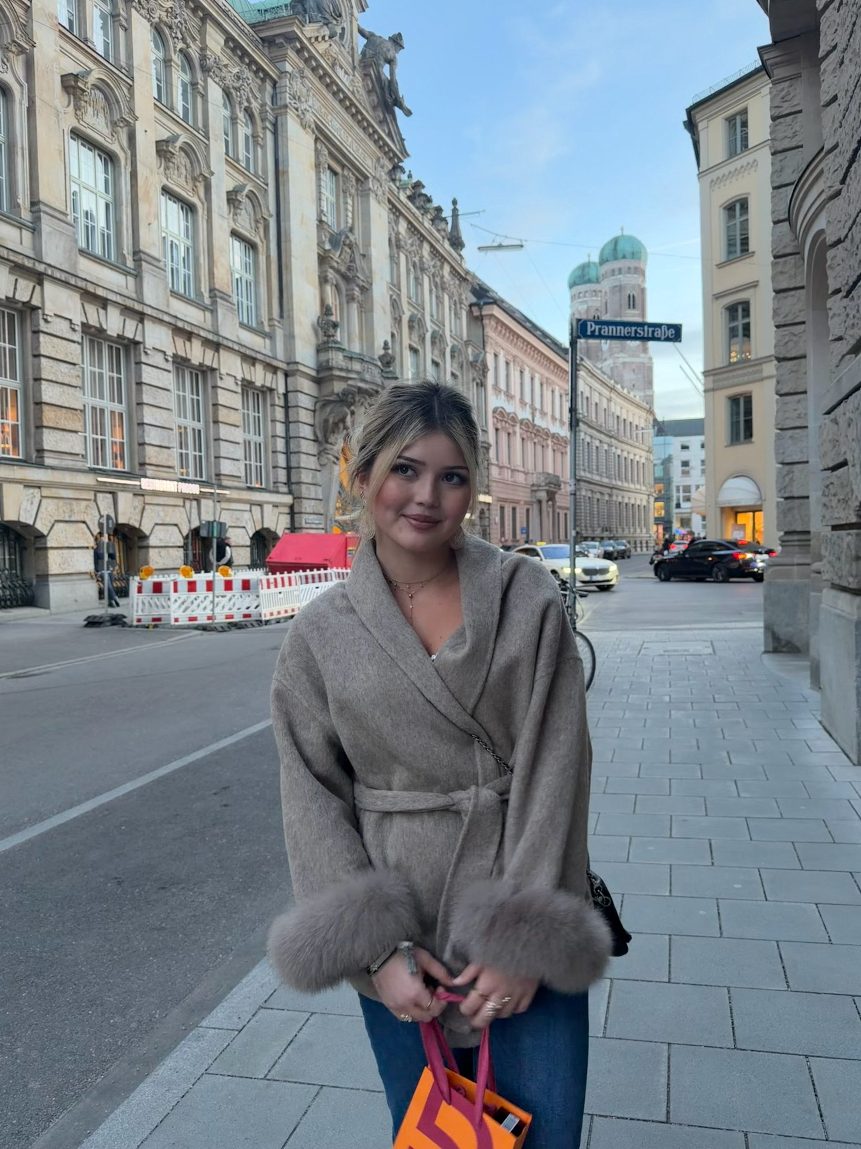 wool coat - taupe