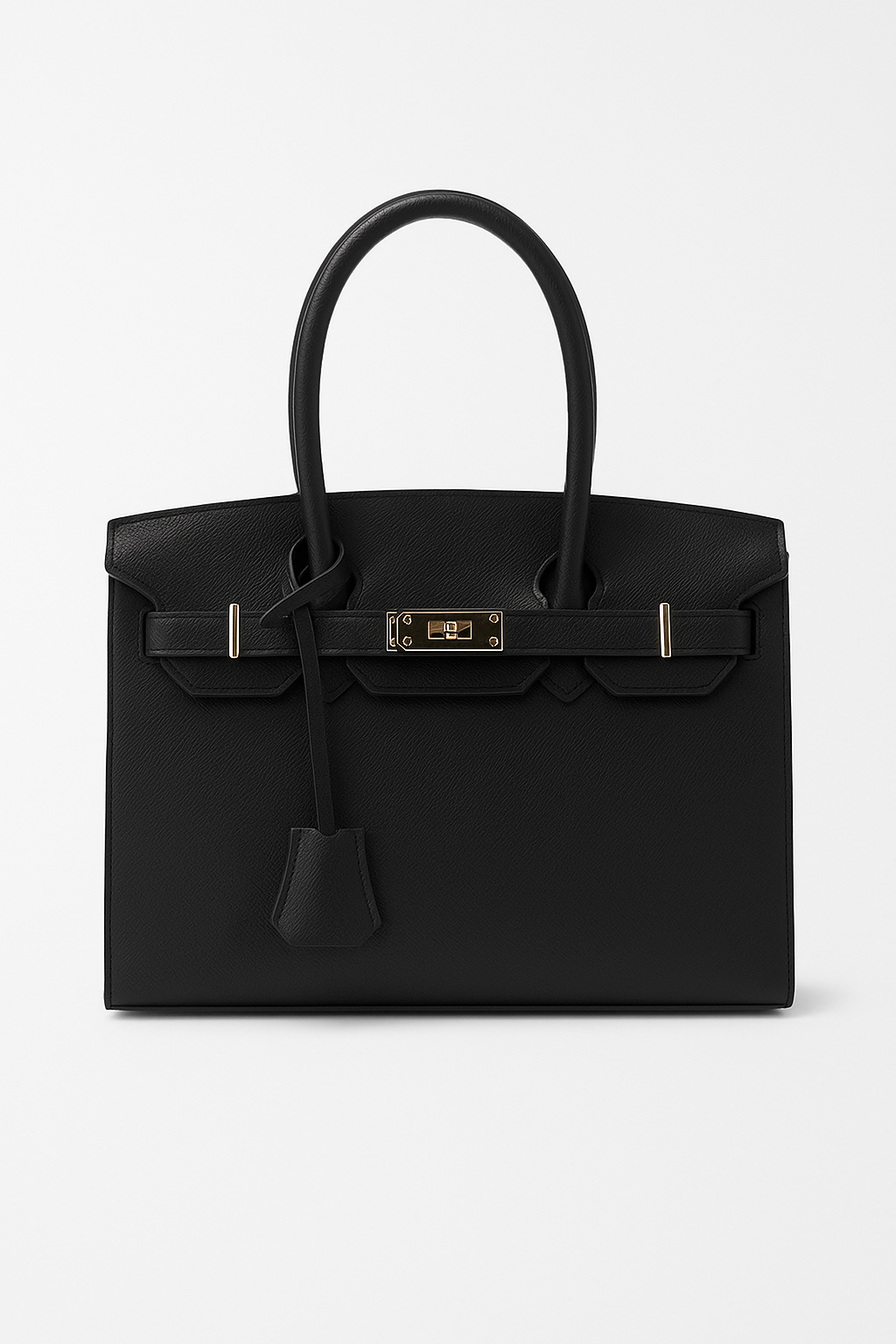 Musa Mini-Handtasche aus italienischem Vollnarbenleder mit elegantem Gold-Finish