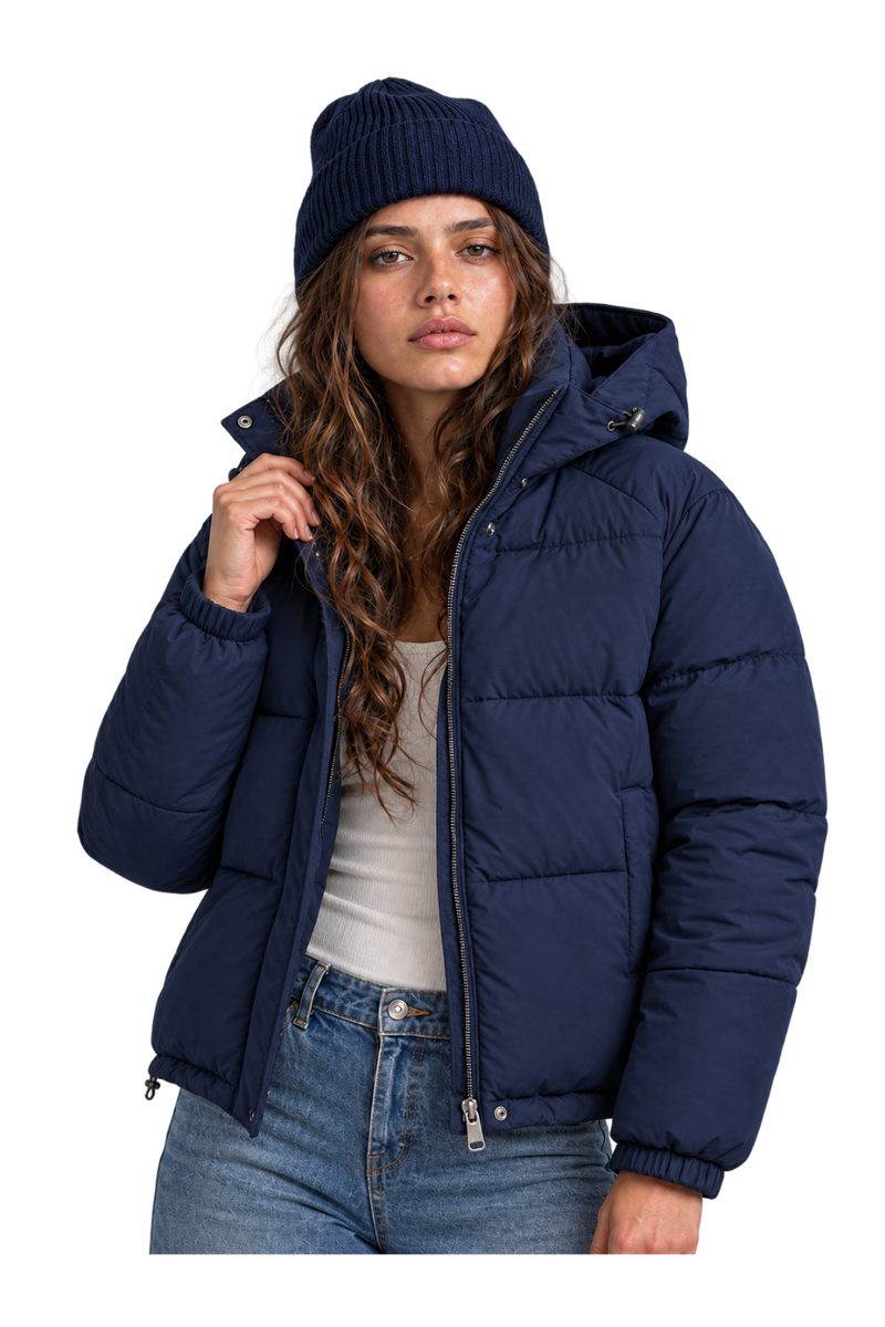 Premium Pufferjacke - navy