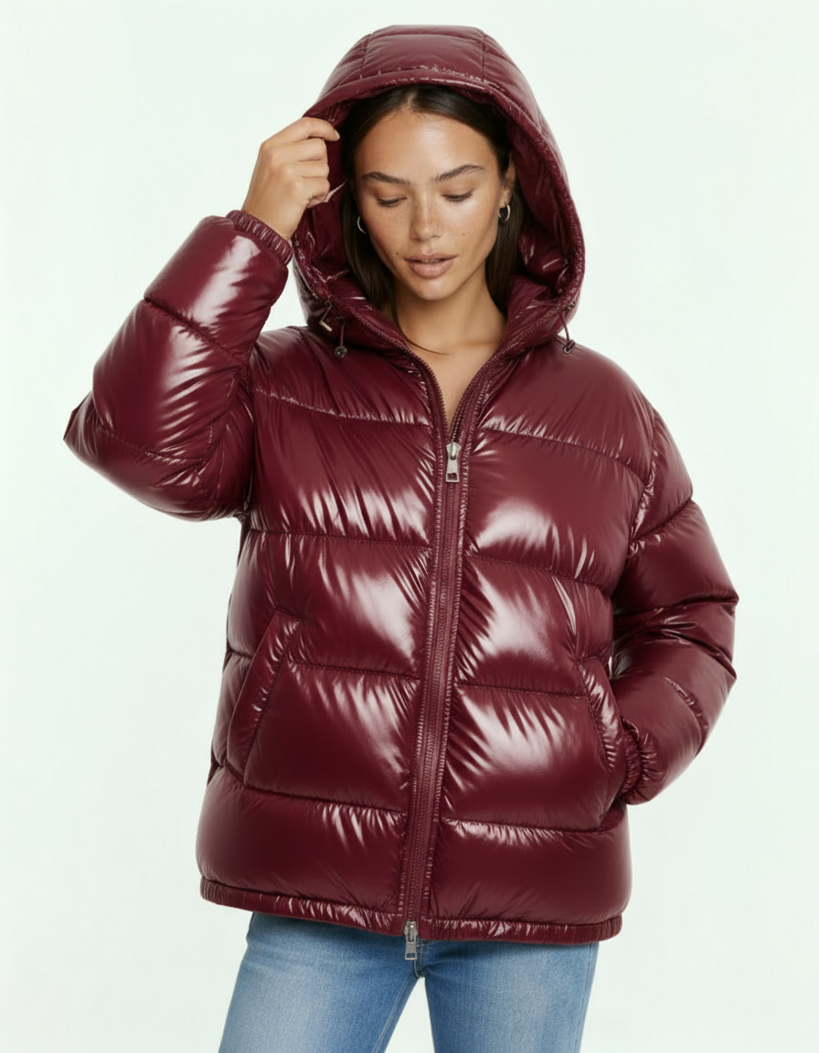 Viral Bella Léa Puffer Jacket - Unisex red