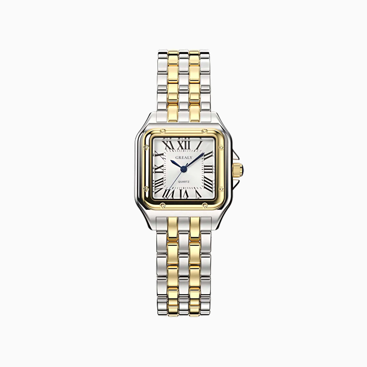VILMARIE Lumière Elegante Edelstahl Armbanduhr für Damen im Pariser Chic