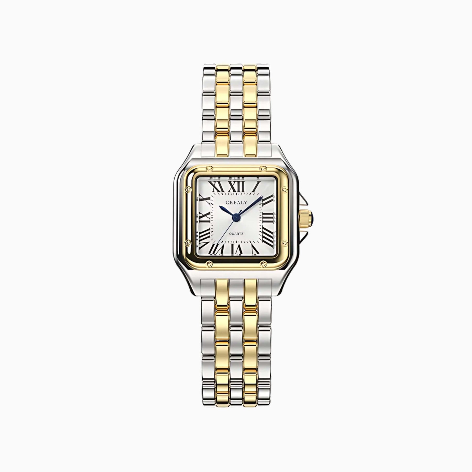 VILMARIE Lumière Elegante Edelstahl Armbanduhr für Damen im Pariser Chic