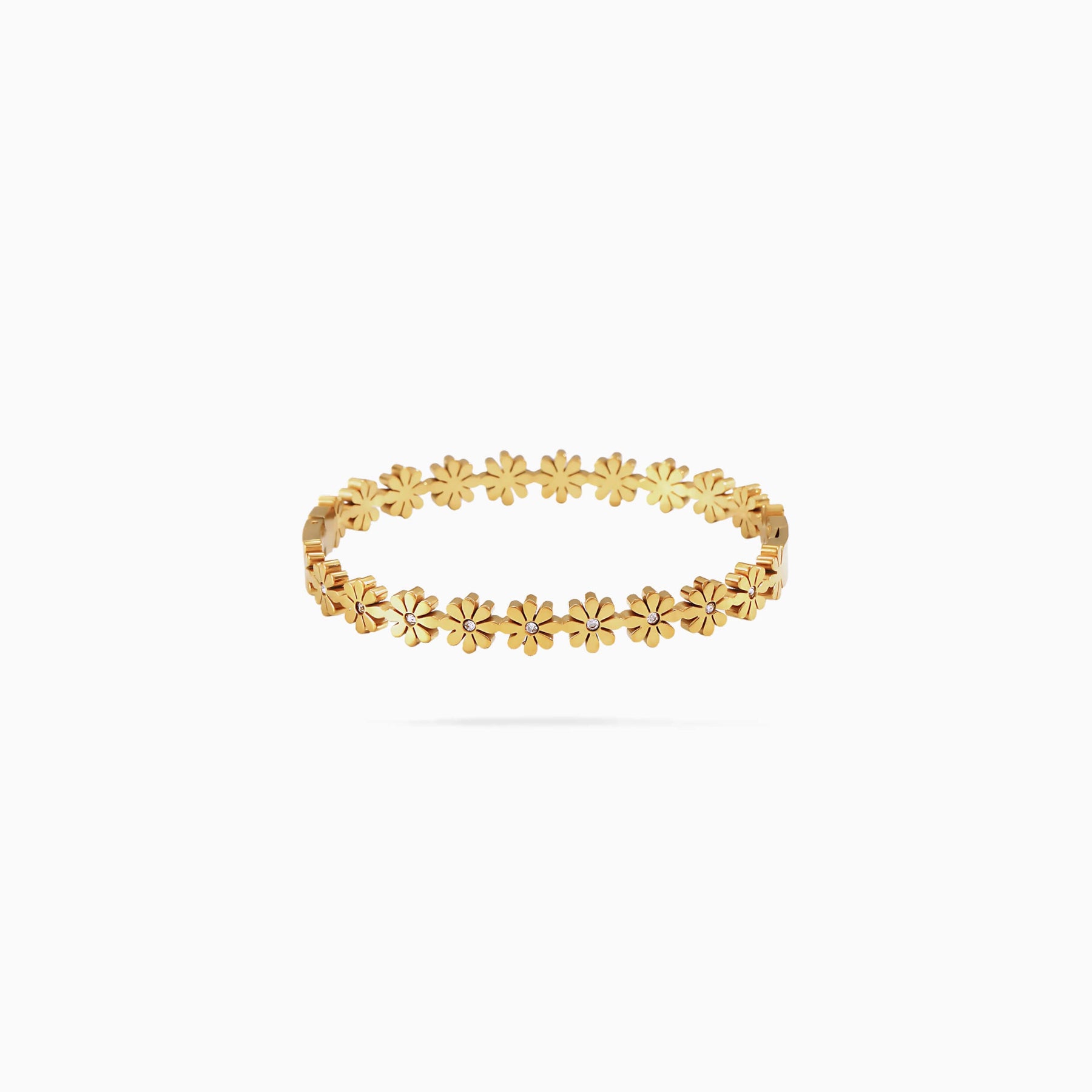 VILMARIE Marguerite Armband aus hochwertigem Edelstahl in Gold und Silber