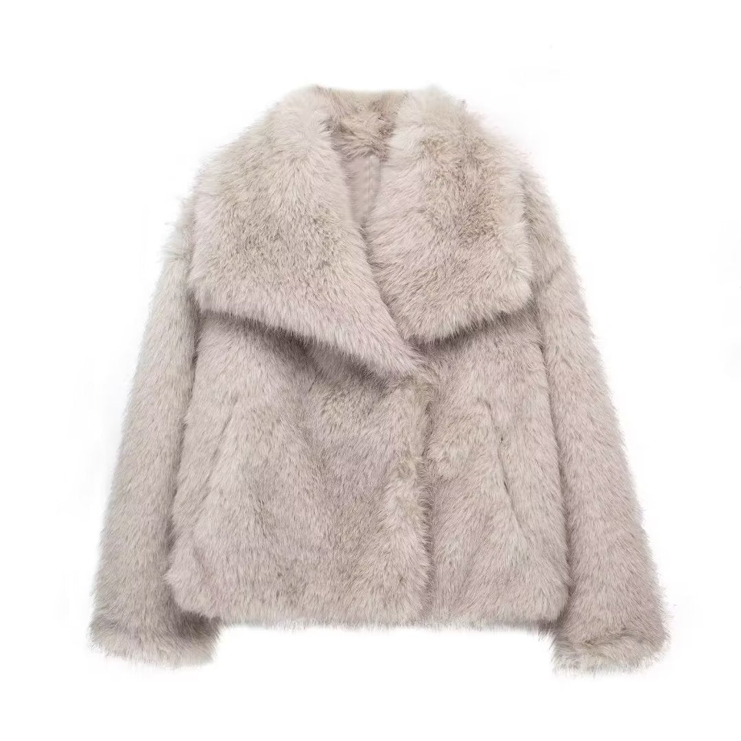 Luxuriöse Caprice Boréal Faux-Fur Pufferjacke – Warm, Elegant & Stilvoll für Damen