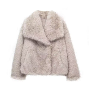 Luxuriöse Caprice Boréal Faux-Fur Pufferjacke – Warm, Elegant & Stilvoll für Damen