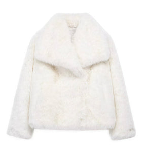 Luxuriöse Caprice Boréal Faux-Fur Pufferjacke – Warm, Elegant & Stilvoll für Damen