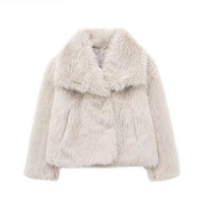 Luxuriöse Caprice Boréal Faux-Fur Pufferjacke – Warm, Elegant & Stilvoll für Damen