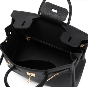 Elegante Velnoir™ Classique Montaigne Handtasche Kunstleder Damen Schultertasche Organizer