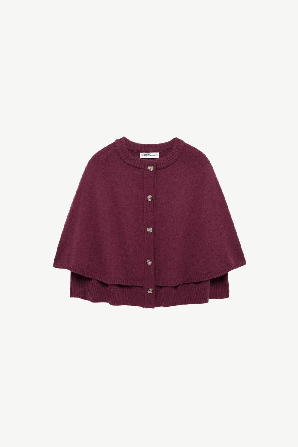 Eleganter Melange Cape Cardigan Damen – Weicher Strick, Vielseitig & Warm