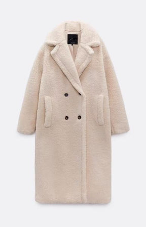 Kuscheliger Teddy-Mantel Damen – Warme, Stylische & Bequeme Winterjacke