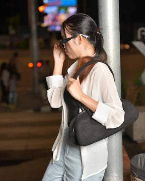 Aveline Vegane Wildleder Handtasche Weiche Schultertasche für Damen