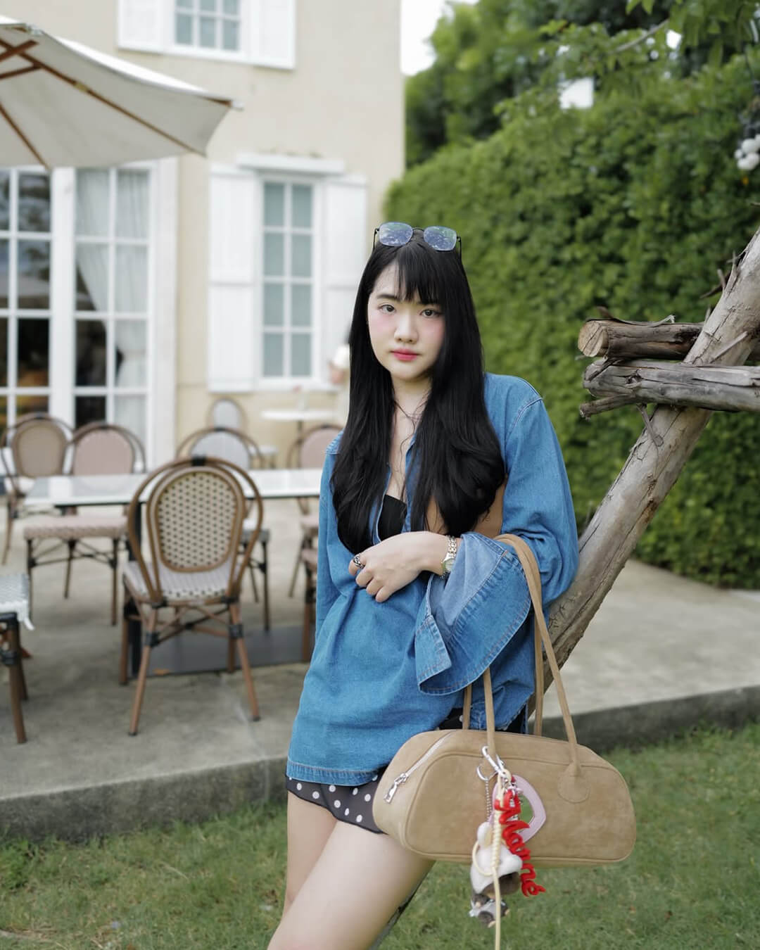 Aveline Vegane Wildleder Handtasche Weiche Schultertasche für Damen