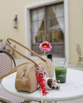 Aveline Vegane Wildleder Handtasche Weiche Schultertasche für Damen