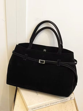 Dalila Vegane Wildleder Tote Bag – Elegante Große Handtasche Damen