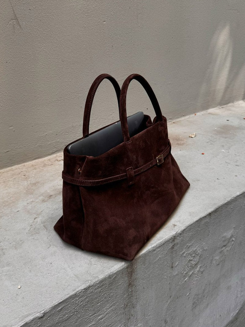 Dalila Vegane Wildleder Tote Bag – Elegante Große Handtasche Damen