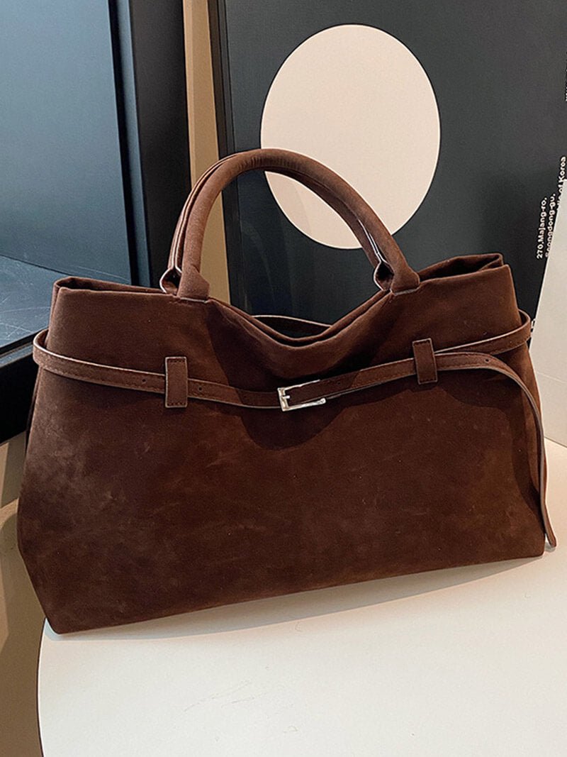 Dalila Vegane Wildleder Tote Bag – Elegante Große Handtasche Damen