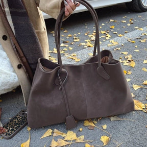 Joan Vegane Wildledertasche Große Schultertasche für Damen in Trendfarben 2025