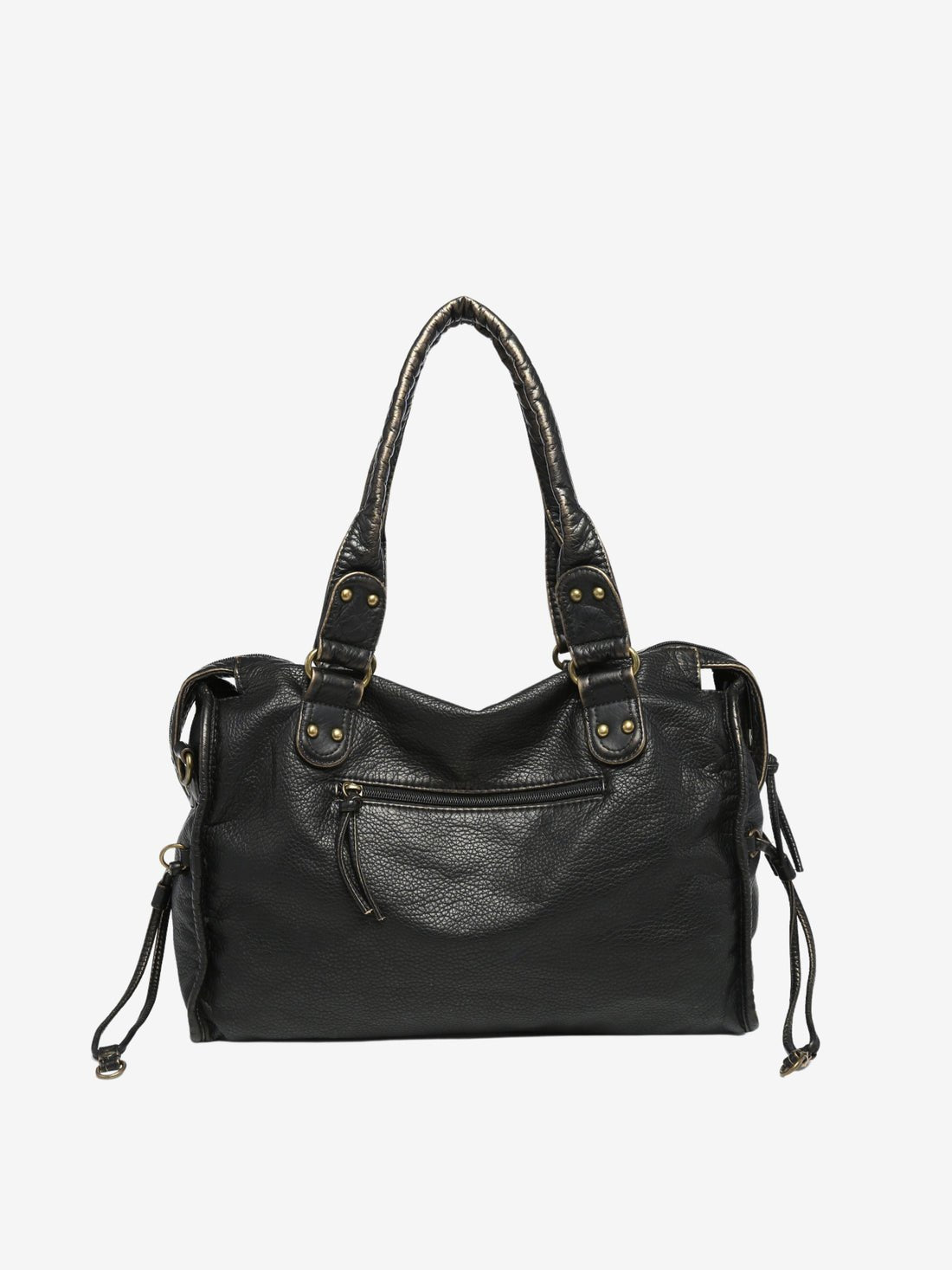 SOERA Tanja Schultertasche Damen aus veganem Leder in Schwarz