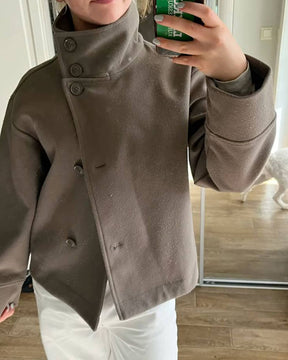 Rosalia Elegante Damenjacke mit Stehkragen für den herbstlichen Streetstyle