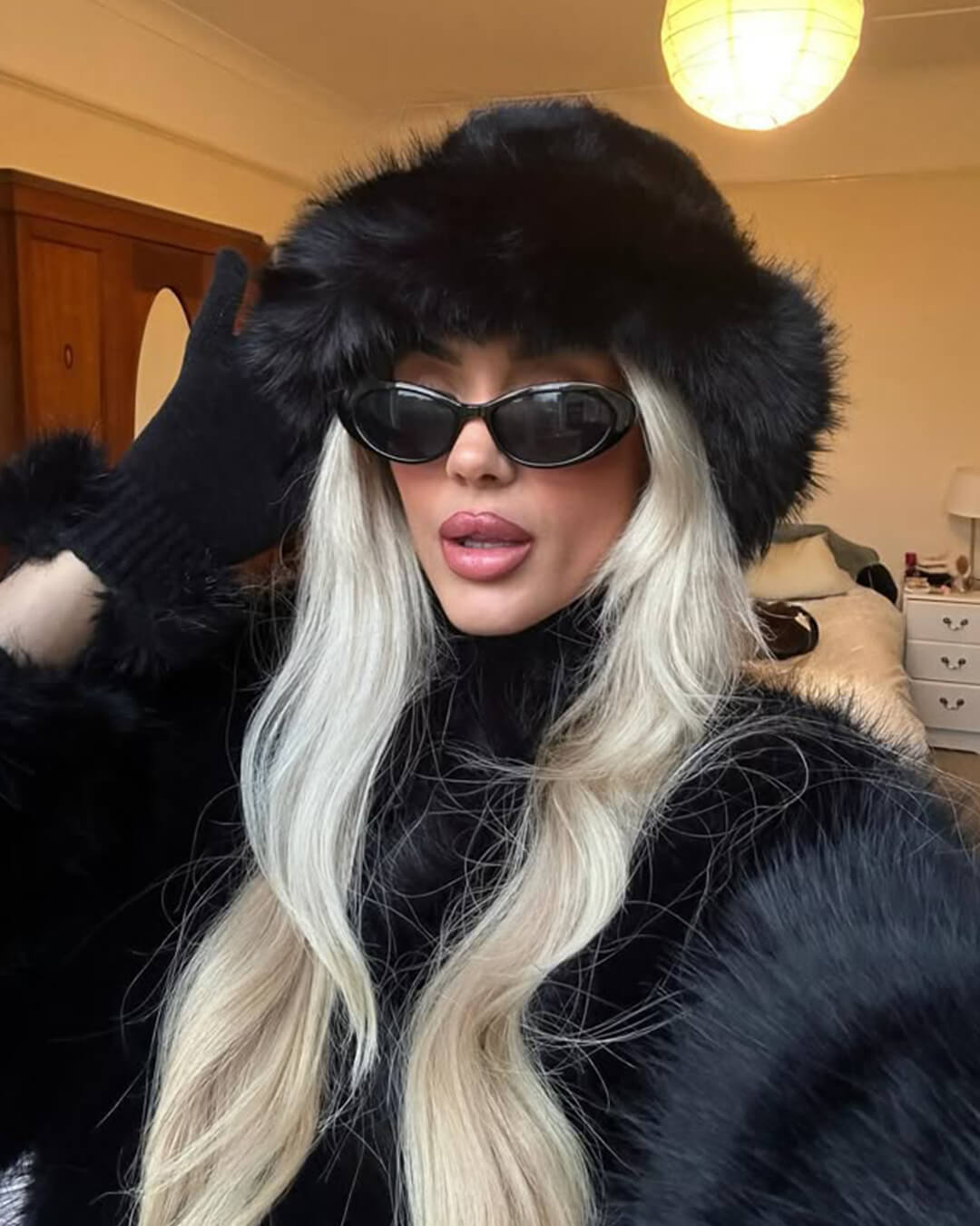 Tracy Kuschelige Kunstfellmütze für Damen – Stilvoller Winter Windschutz