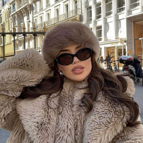 Tracy Kuschelige Kunstfellmütze für Damen – Stilvoller Winter Windschutz