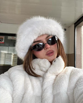 Tracy Kuschelige Kunstfellmütze für Damen – Stilvoller Winter Windschutz