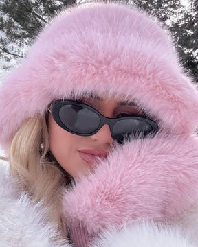 Tracy Kuschelige Kunstfellmütze für Damen – Stilvoller Winter Windschutz